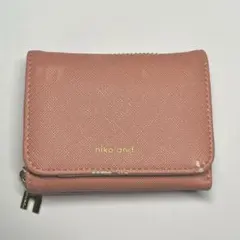 niko and ピンク 三つ折り財布