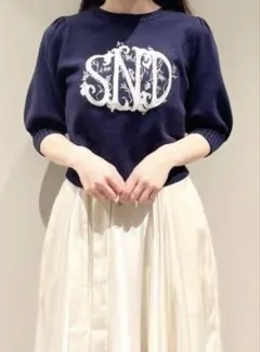 美品‼️スナイデル刺繍春夏ニット