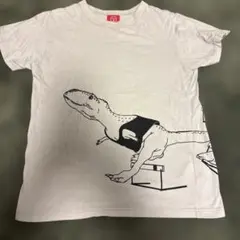 OJICO オジコ 恐竜 ハードル 半袖Tシャツ ライトグレーMのサムネイル