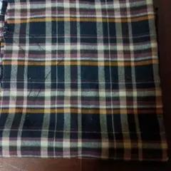 チェック柄生地 ハンドメイド用　105×１ｍ