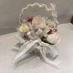 ウェディング リングピロー バスケット型