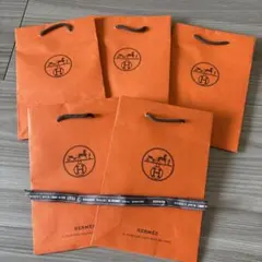HERMES エルメス ショッパー 5枚　リボン付きのサムネイル