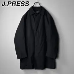 J.PRESS ライナー付き ステンカラーコート バルマカーンコート 黒のサムネイル