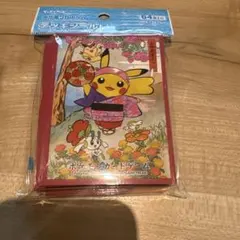 袋おまけ！　ポケモンセンター　ピカチュウ　デッキシールド　花笠まつりごっこ