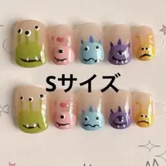 【セツ】 モンスター　アートネイルチップ　付け爪(E0086)