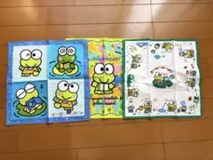 サンリオ　ケロケロケロッピ　 レトロ　ハンカチ　布