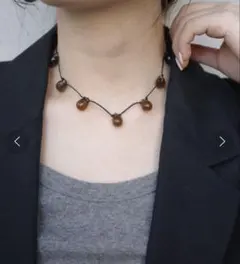 Sisi Joia NOUE necklace Cris/ Chocolate - メルカリ