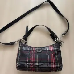 COACH ショルダーバッグ タータンチェック スターチャームのサムネイル