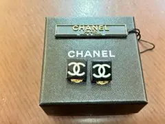 CHANEL シャネル ココマーク イヤリング 03A ブラック ホワイト