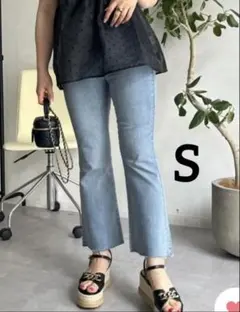プロズヴェール　ストレッチクロップドデニム　S