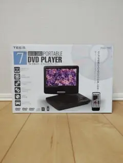 新品・未使用】TEES ポータブルDVDプレーヤー PDVD-W927-BK - メルカリ