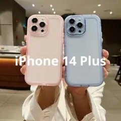 iPhone 14 Plus 用 ケース 透明感 かわいい ソフトケース