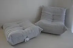 【正規品 新品未使用 タグ付き】リーンロゼ トーゴ 1P オットマンのサムネイル