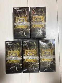 遊戯王 リミットオーバーコレクション THE HEROES 5BOX シュリ付