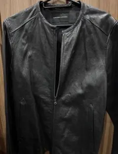 LOUNGE LIZARD ラウンジリザード シープスキンノーカラーライダース