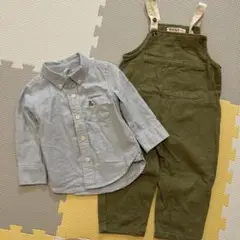 GAP/シーイン/シャツ/オーバーオール/サイズ80