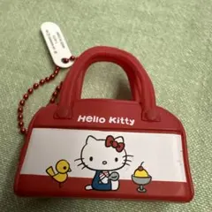 ガチャ　ハローキティ　なつかしアイテム　ミニチュアコレクション　ボストンバッグ