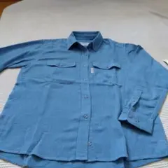 JANERIVER 長袖シャツ Sサイズ 青のサムネイル
