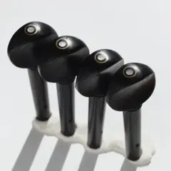 黒檀 木製 エボニー 糸巻き ペグ 木ペグ バイオリン 4/4 4個セットのサムネイル