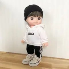 ロゴパーカー＆レギパン☆ホルンくんアオくんソランちゃんメルちゃん服ハンドメイド