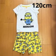 【匿名発送】ミニオン Tシャツ ハーフパンツ セット 120 部屋着 メッシュのサムネイル