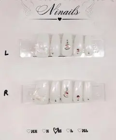 「うるうるオーロラネイル　バタフライ×キラキラストーン」