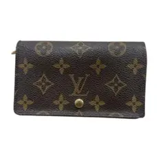 【訳あり】ルイヴィトン　ポルトモネ　二つ折り財布　モノグラム
