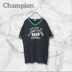 Champion チャンピオン　半袖　カジュアル　Tシャツ　フットボール　L