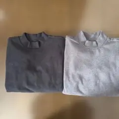 ユニクロ　キッズ　フリースハイネックTシャツ　120 2枚セット