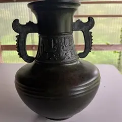 高岡銅器 鋳銅花瓶　仏具