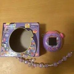 【超美品】たまごっちパラダイス パープルスカイ ハンドメイドカバー スタンド 超美品】たまごっちパラダイス パープルスカイ ハンドメイドカバー