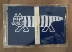 【新品未使用】Lisa Larson 手ぬぐい CAT SMALL ネイビーのサムネイル