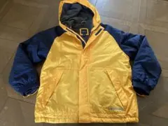 USED☆GAP ファスナー付きパーカー　ジャケット　140 イエロー×ネイビー