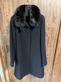 【コムサデモード】リアルファーカシミヤミンク混マキシロングベルテッドコート13号 2025年最新】COMME CA DU MODE レディース ロングコートの人気アイテム