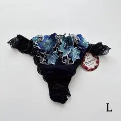 543305BU Lサイズ Tバックショーツ 単品 ブルー