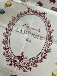 LADUREE 大判ハンカチ スカーフ マカロン柄 ラデュレのサムネイル