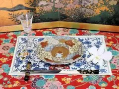 大聖寺伊万里 金襴手 蛸唐草に団龍紋の図 4寸皿 F613AS-DFc - メルカリ