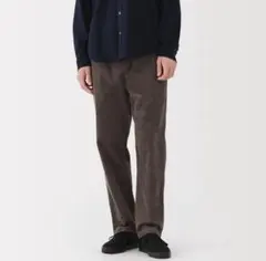 無印良品　コーデュロイイージーパンツ　グレイッシュブラウン　Ｍサイズ