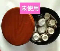 未使用品 ビンテージ 九谷焼 古九谷 金彩 蓋付き夫婦湯呑み茶碗