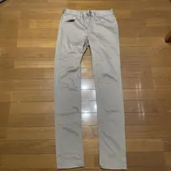 美品 GU チノパン ストレッチ スキニー 28インチ ベージュ
