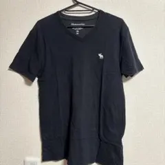 ど*ぅ様 Abercrombie & Fitch ブラック Vネック Tシャツ