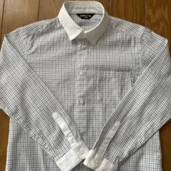 COMME CA ISM チェック柄長袖シャツ 120A【美品】