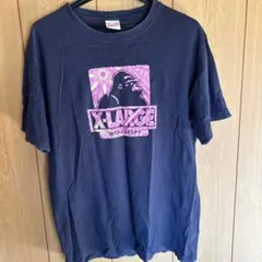X-LARGE グラフィックTシャツ ネイビー