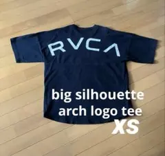 【人気】RVCA ルーカbig silhouette arch logo tee