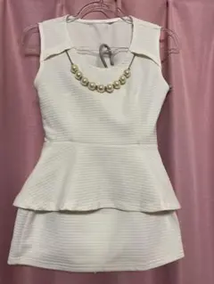 ワンピース ドレス 白 セットアップ キャバ