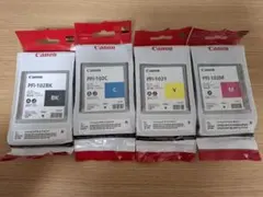 訳あり】Canon キャノン 純正PFI-102 シリーズ4色セット - メルカリ