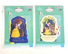 美女と野獣　ディズニープリンセス 一番くじ K賞 ステッカー