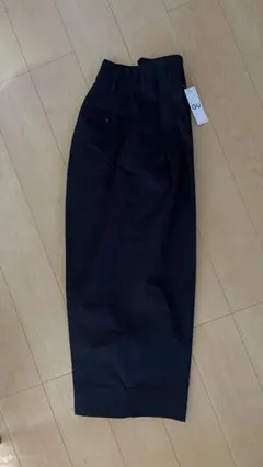 新品タグ付⭐︎GU×beautiful people タックワイドパンツ 黒 M