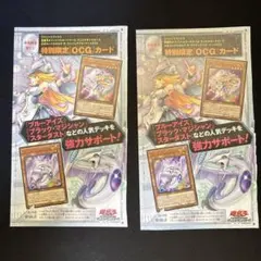 【未開封2セット】遊戯王 ヴァリュアブルブック EX2 付録カード
