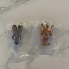 ズートピア2 めじるしアクセサリー 2個セット ニックA ジュディ